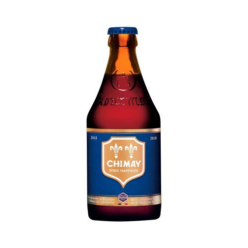 CHIMAY AZUL Cerveza trapense botella 33 cl.