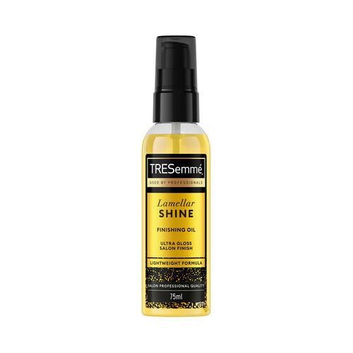 TRESEMMÉ Llamellar shine Aceite capilar para cabello sin vida o apagado 75 ml.