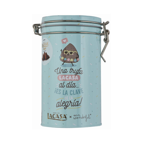 LACASA Trufas de chocolate LACASA Mr Wonderful lata de 100 g.