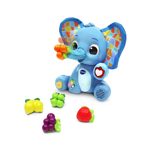 Elefante glotón infantil Fran Desarrolla sentidos y emociones VTECH.