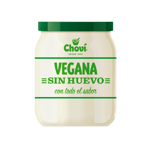 CHOVI Mayonesa vegana con todo el sabor de la original 500 ml.