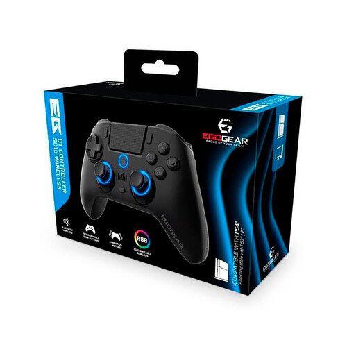 Mando Wireless Controller Black Ps4/Ps3/Pc EGOGEAR