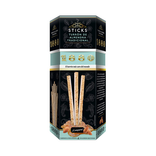 1880 Sticks turrón de almendra tradicional 150 g.