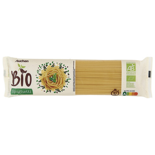 PRODUCTO ALCAMPO Spaghetti de calidad superior procedente de agricultura ecológica 500 g.