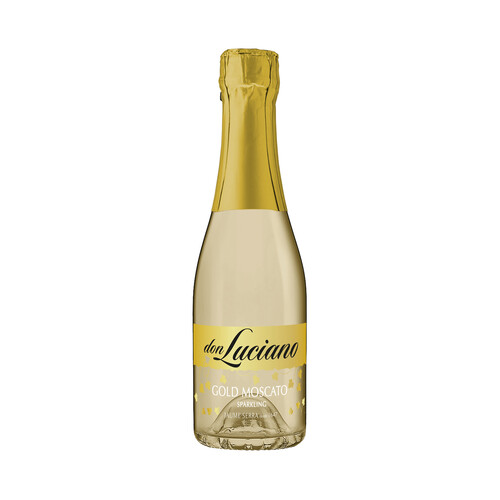 DON LUCIANO Vino espumoso dulce (Moscato dorado) con baja graduación botella 75 cl.