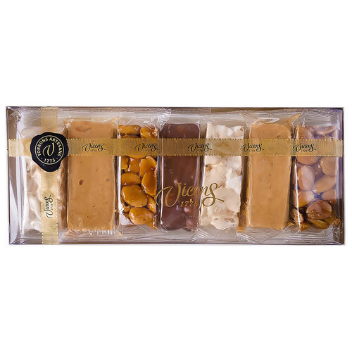 VICENS Turrón duro y blando en porciones 245 g.