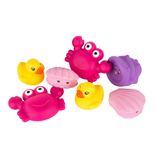 Set de juguetes de bebés para baño. 