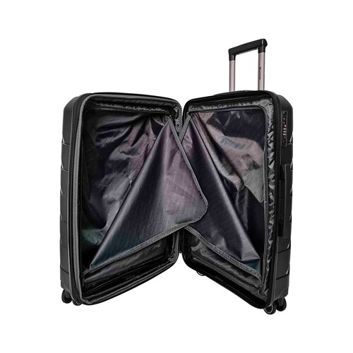 Trolley AIRPORT ALCAMPO Smart Trip 65Cm 8R Polipropileno Negro