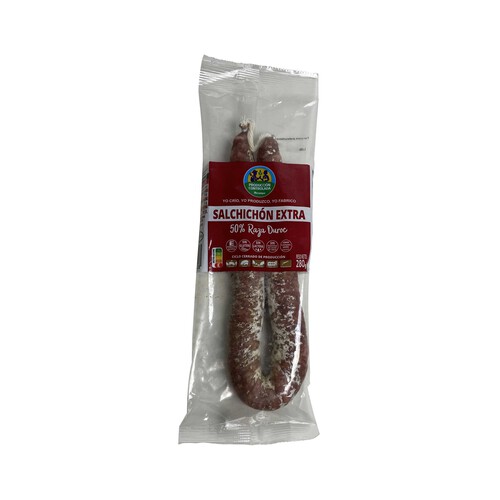 ALCAMPO CULTIVAMOS LO BUENO  Salchichón sarta extra raza Duroc 50% 280 g.