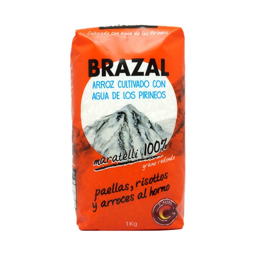BRAZAL Arroz redondo BRAZAL paquete de 1 kilogramo
