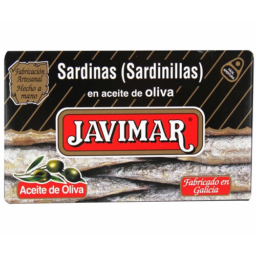 JAVIMAR Sardinillas en aceite de oliva 65 g.