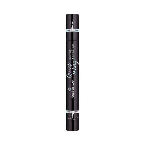 ESSENCE Qick wing! tono 01 black Sello doble para eyeliner con punta rotulador y forma de rabillo.