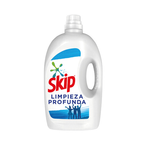 SKIP Active clean  Detergente líquido para una limpieza profunda incluso en agua fria 100 ds, 5,1 l. 
