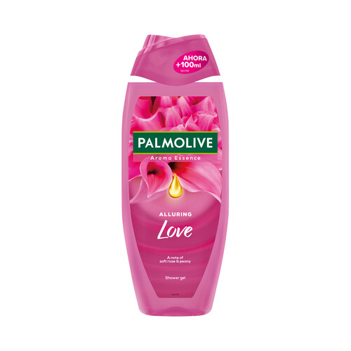 PALMOLIVE Alluring love Gel para baño o ducha con aroma a rosa y peonia 500 ml.