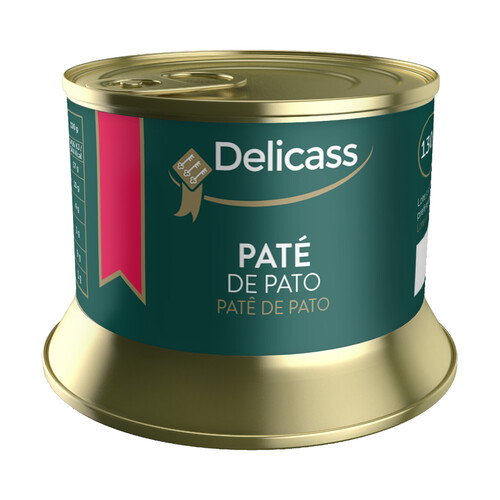 DELICASS Paté de pato lata 130 g.