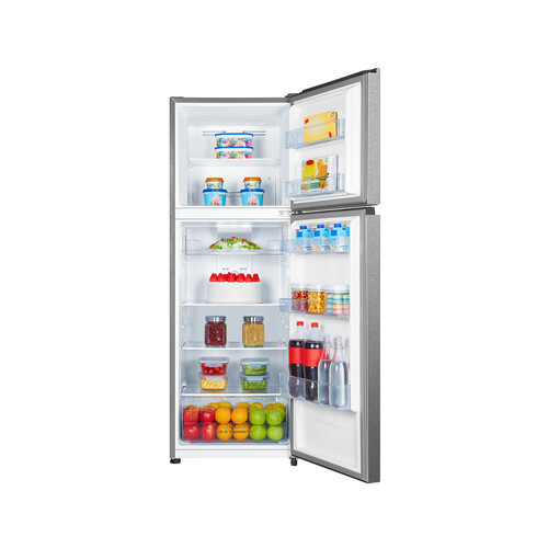 Frigorífico 2 puertas Inox 170cm HISENSE RT422N4ACE  CÍCLICO, clasificación energética: E, H: 170cm, A: 59,5cm, F: 65cm, capacidad total: 252L.