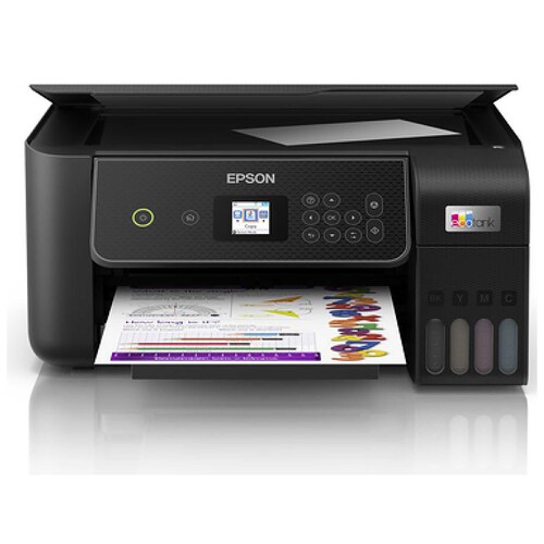 Impresora multifunción EPSON Ecotank ET-2870 con depósito de tinta, WiFi, pantalla LCD, doble cara.