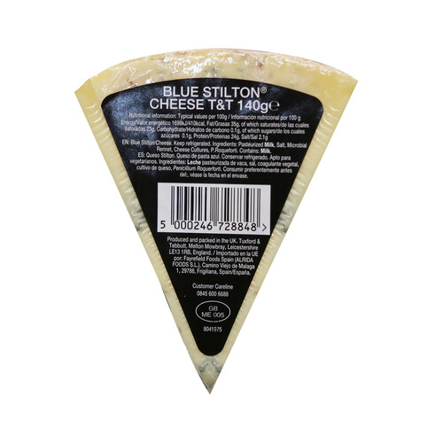 TUXFORD & TEBBUTT Queso blue stilton 140 g.