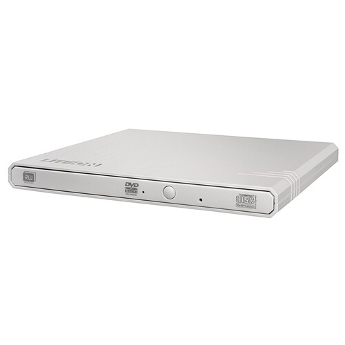 Grabadora de DVD externa LiteON eBAU108 portátil, conexión USB 2.0, DVD Super Multi DL.