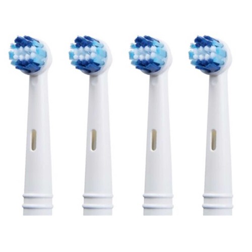 Pack de 4 cabezales recambio cepillo de dientes QILIVE Total Clean.