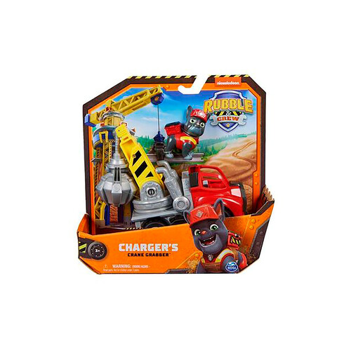 Vehículos clásicos de la PATRULLA CANINA, Paw Patrol Rubble Crew con 1 figura, modelos surtidos.