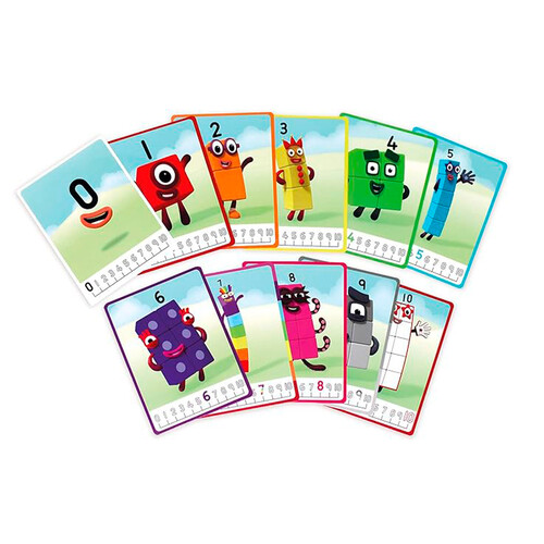 Learning Resources Set de actividades con Numberblocks Cubos MathLink del 1 al 10, Aprendizaje de matemáticas para edades tempranas, construye, aprende y juega en el aula y casa, niños de 3+ años.