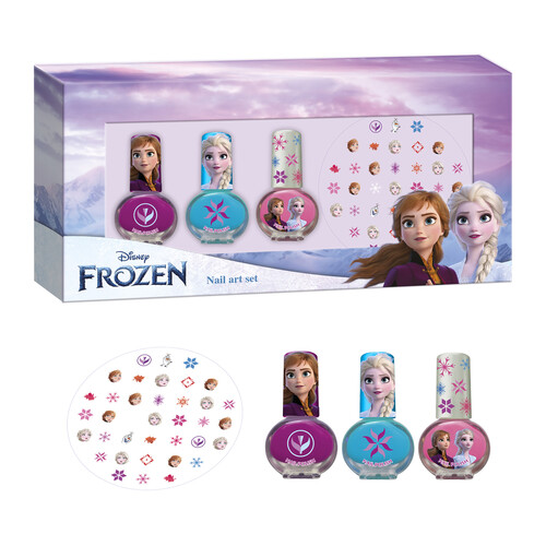 DISNEY Frozen Estuche para pintar y decorar nuestras uñas.