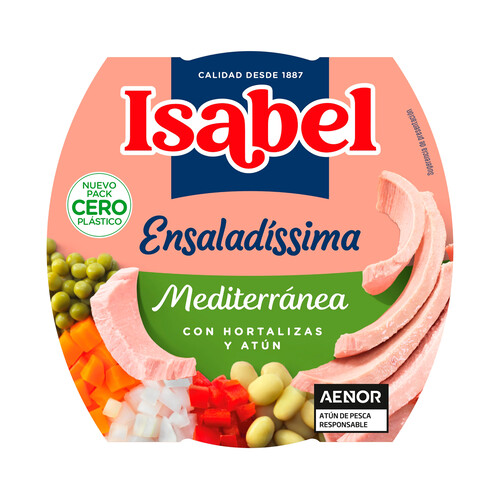 ISABEL Ensalada Mediterránea en aceite de oliva ISABEL Ensaladíssima 220 g.