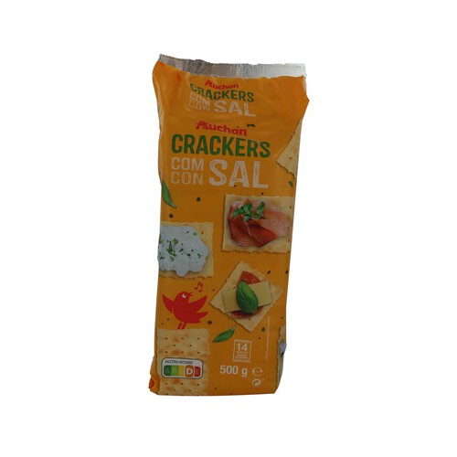 PRODUCTO ALCAMPO Crackers con sal 500 g.