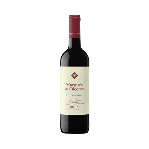 MARQUÉS DE CÁCERES Selección especial Vino tinto crianza con D.O. Ca. Rioja botella 75 cl.