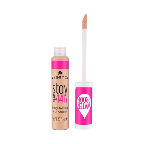 ESSENCE Stay all day 14h tono 40 Warm beige Corrector larga duración acabado mate natural.