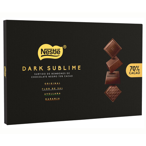 NESTLÉ Bombones dark sublime caja roja 291 gr.