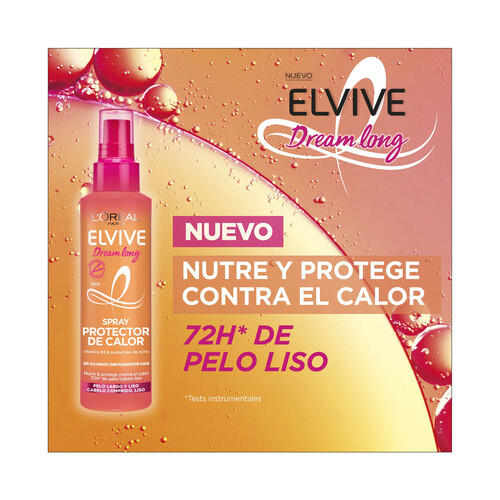 ELVIVE Spray protector del calor, sin aclarado, para cabellos largos y lisos ELVIVE Dream long 150 ml.