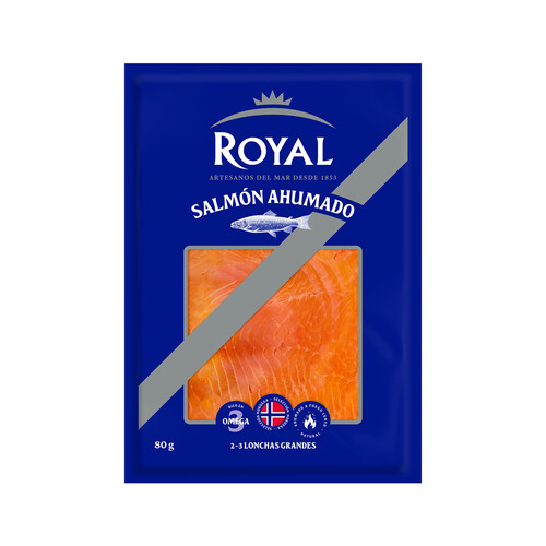 ROYAL Salmón ahumado 80 g.