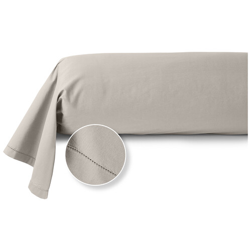 Funda de almohada de percal de 160x45cm. 100% algodón,  ACTUEL.