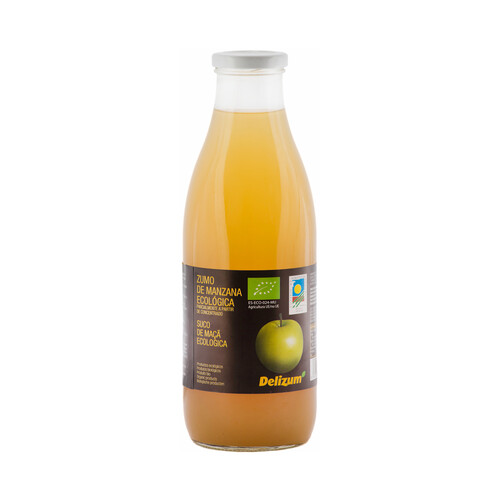 DELIZUM Zumo de manzana ecológica botella 1 l.