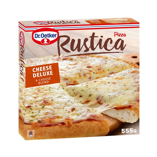 DR. OETKER Pizza rústica 4 quesos Rústica 555 gr