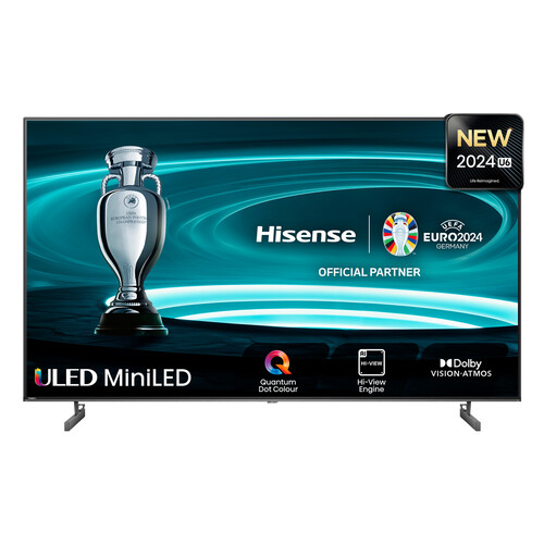 Televisión 165,1 cm (65) QLED-MINILED HISENSE 65U6NQ, 4K, Smart TV, HDMI, WIFI, 2USB, HDR.