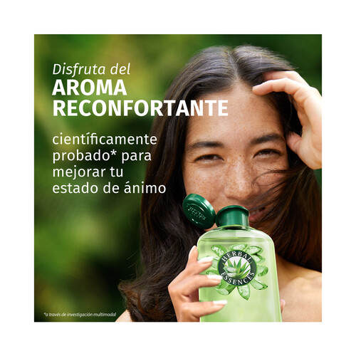 HERBAL ESSENCES Champú fortificante con aloe vera, para cabellos muy secos 350 ml.