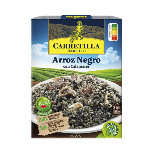 CARRETILLA Arroz negro con calamares CARRETILLA 300 g.