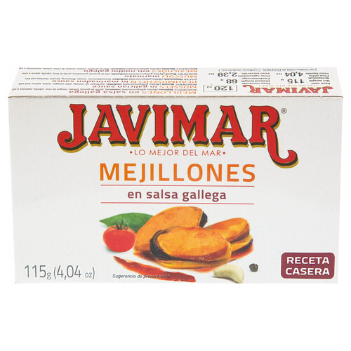 JAVIMAR Mejillones en salsa gallega 68 g. 