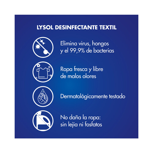 LYSOL Desinfectante textil LYSOL 1,2 l.