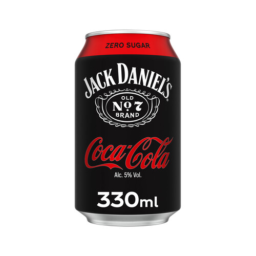 COCACOLA Jack Daniel´s Jack and coke 330 ml.