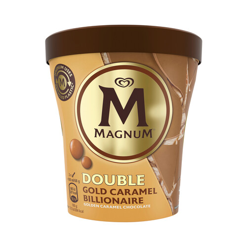 MAGNUM Tarrina de helado sabor a galleta con nueces de Pecán y caramelo con un toque de canela 440 ml.