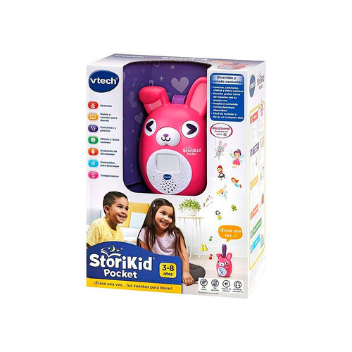 Stori Kid Pocket Cuentacuentos, +6 meses, color rosa. VTECH.