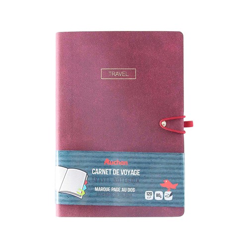 Cuaderno Viaje A5 80G 160H Tapa Fieltro Papel FSC PRODUCTO ALCAMPO