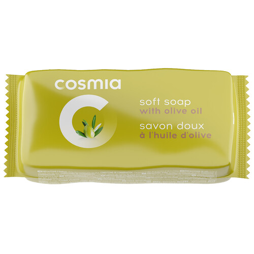 COSMIA Pastilla de jabón de tocador con aceite de oliva COSMIA 90 g.