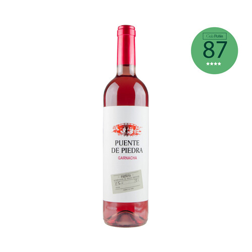 PUENTE DE PIEDRA Vino rosado con D.O.P Cariñena botella 75 cl.