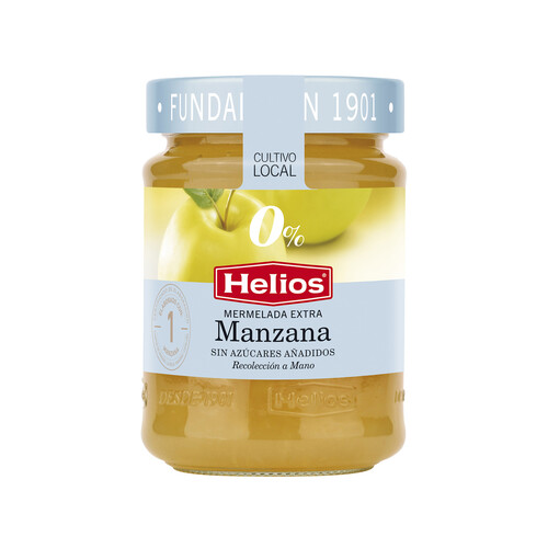 HELIOS Mermelada de manzana, sin azúcar añadido HELIOS DIET 280 g.