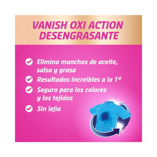 VANISH Quitamanchas desengrasante VANISH OXI ACTION 750 ml.